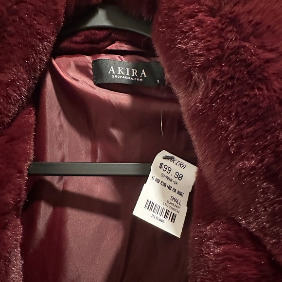 PLUSH FAUX FUR JACKET - Picture 4 of 4